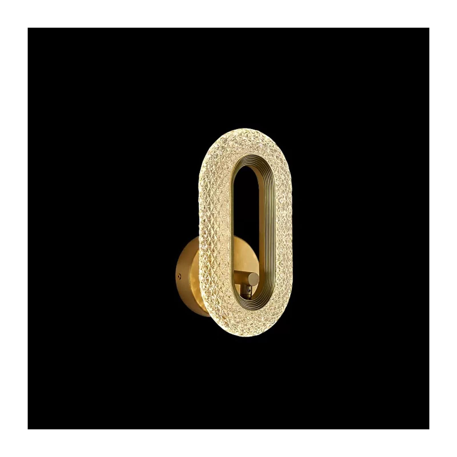 Wqqyu6hkf One Color Wall Lights Luxury Wall Lamp, Living Room Background Wall, Bedroom Bedside Stairs, Corridor Lighting Wall Lamps