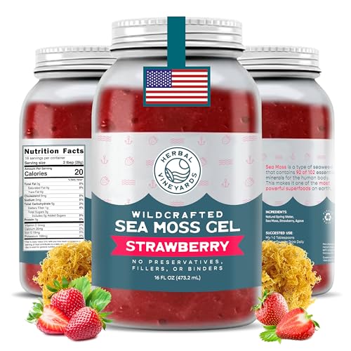 Herbal Vineyards Irish Sea Moss Gel - Wildcrafted 16 oz