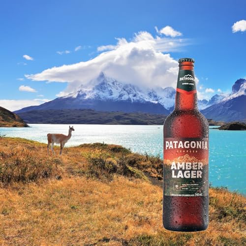 Cerveja Amber Lager PATAGONIA One Way 740ml (6 Garrafas)
