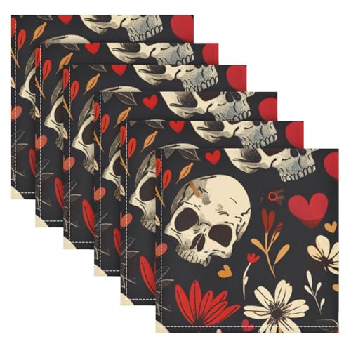 Servilletas de Tela ALAZA 20x20 pulgadas Set de 6 miniatura 6