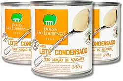 KIT 3 Leite Condensado Diet e zero lactose São Lourenço 335g