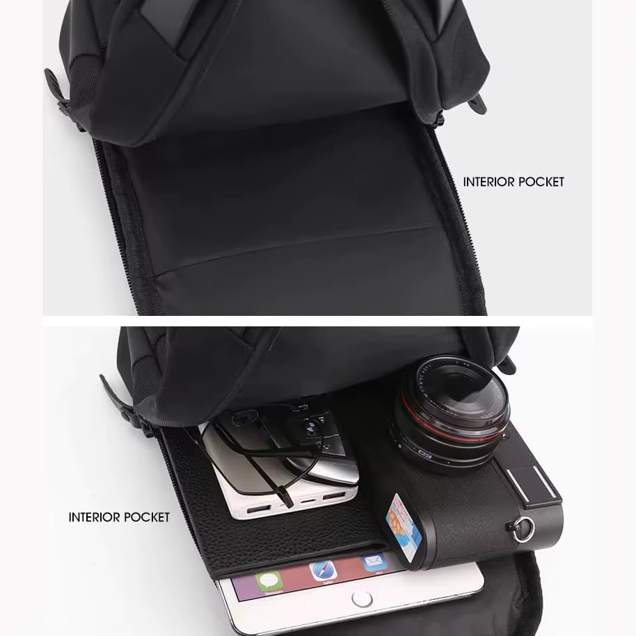 Image of WildHorn Sling Bag for Men | Water-Resistant Crossbody Chest Bag with Multiple Compartments I Adjustable Strap for Travel, Office & Daily Use