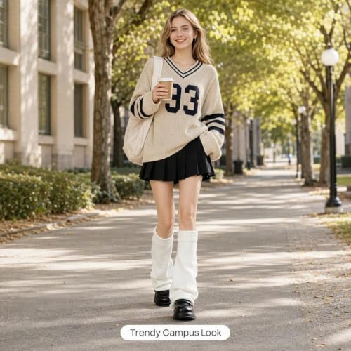 Image of Star Arm Warmers Print Two Side Wear Leg Warmers Set Y2k Girls Japanese Kawaii Harajuku Accessory