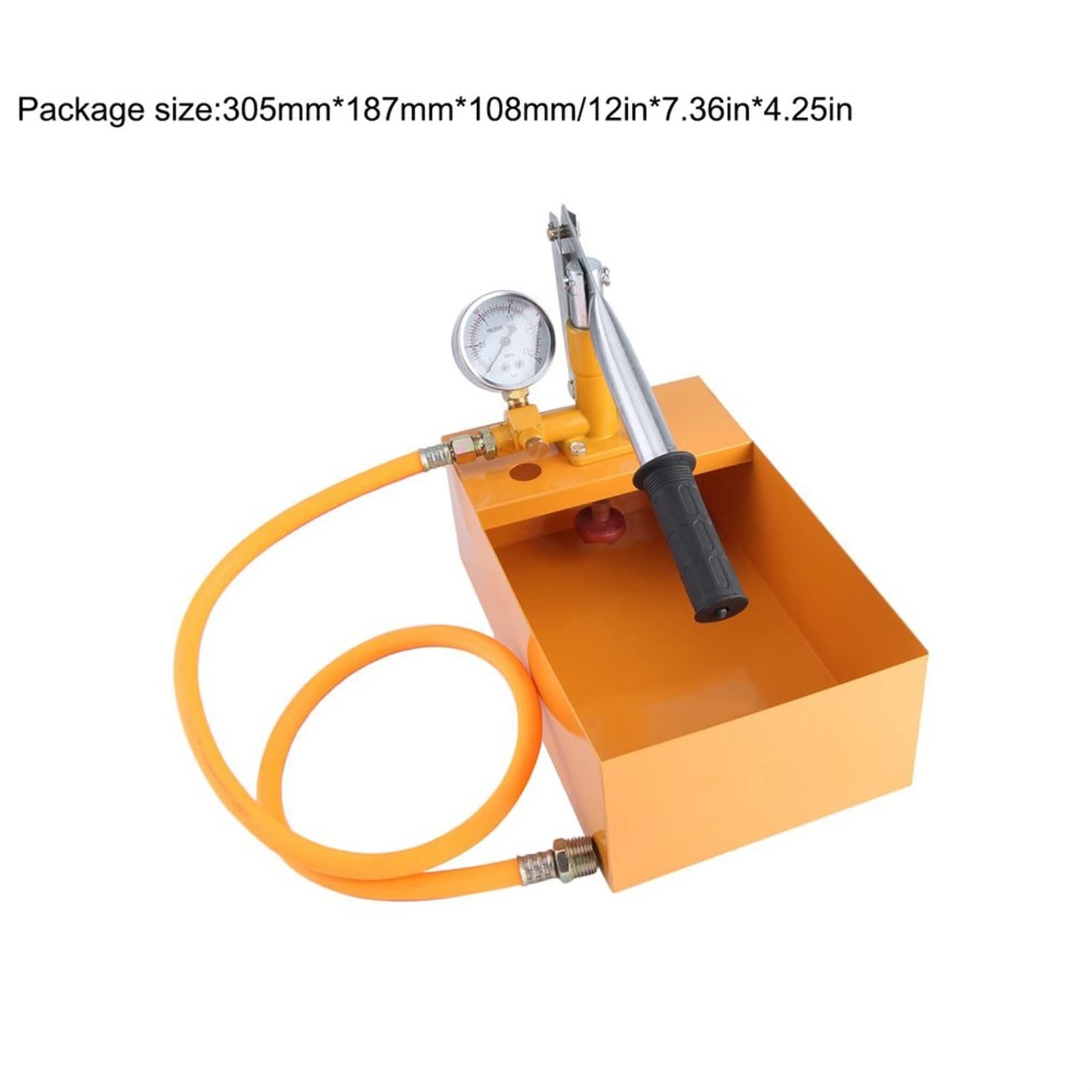 Pompa di prova manuale da 25 kg Tester di perdite for tubi dell'acqua universale Pompa dell'acqua manuale Pompa di prova della pressione idraulica durevole