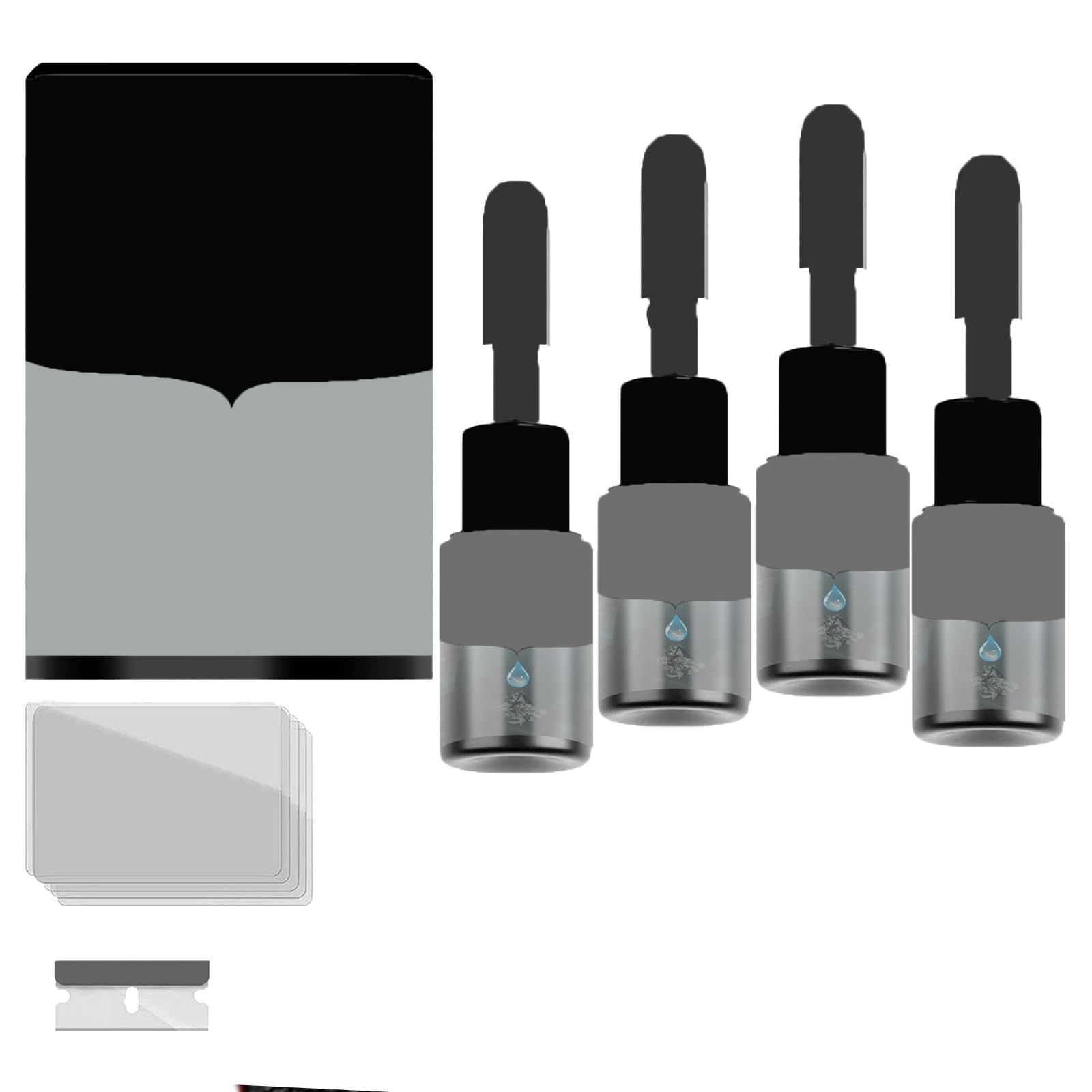 Amazon.com: Crack Fix Pro Kit,Car Windshield Repair,Windshield Cratch Repair  Liquid Kit Professional Tools for Car Window Glass Cracks, Auto  Windscreen,4 Bottles for Cracks & Chips : Automotive