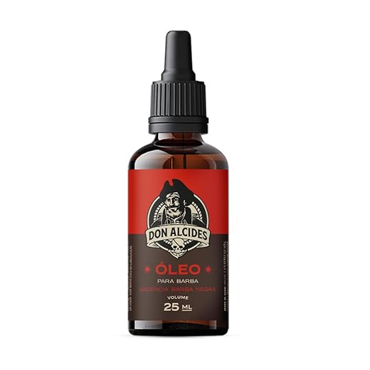 ÓLEO PARA BARBA DON ALCIDES BARBA NEGRA 25ML