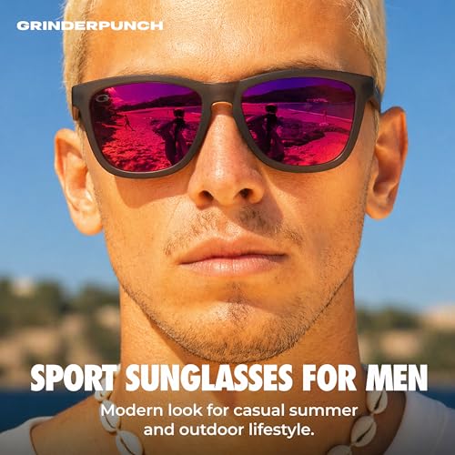 Image of grinderPUNCH Womens Polarized Sunglasses UV400 Protection Classic Retro Driving Sun Glasses Trendy Fashion Shades