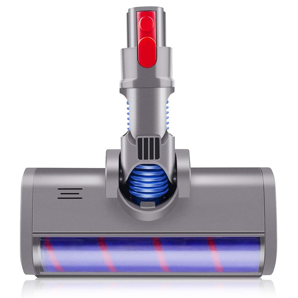 Fool Szczotka zastępcza do szczotki Dy-son V7 V8 V10 V11, szczotka silnikowa, głowica silnika, głowica silnika, głowica do czyszczenia głowicy ssącej z silnym ssaniem, obrót pod wieloma kątami