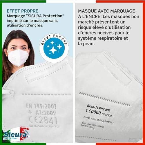 Masques certifiés CE FFP2 multicolores pour harmoniser vos tenues professionnelles - 6