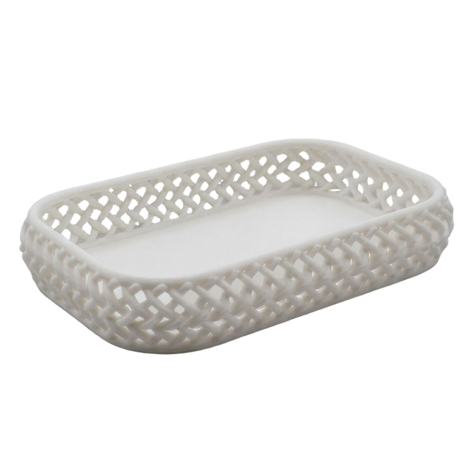 MURYE Decorative Holder for Daily Essential Storage Tray with Handwoven Texture Modern Homes Offices Organization Item Decorative Holder