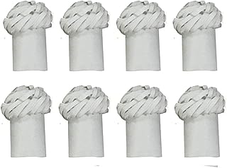 Treasure Gurus 12pc White Paper Pork Lamb Chop Frills Decorative Ribs Chicken Leg Holders Culinary Food Presentation