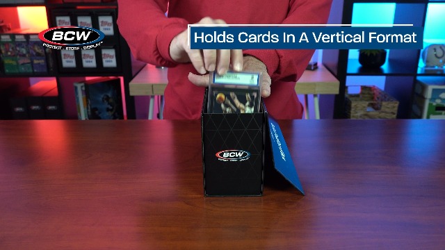 Amazon.com: BCW QuickFold Card Boxes for Graded Cards - Black | Magnetic  Closure Card Storage Box | Holds 50 Slabs for Graded Cards Each |  Compatible with PSA, BGS, SGC