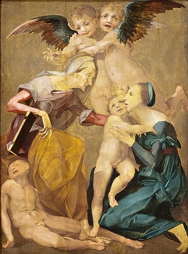 Imagen alegoría de la salvación de Rosso Fiorentino en lienzo para oficina