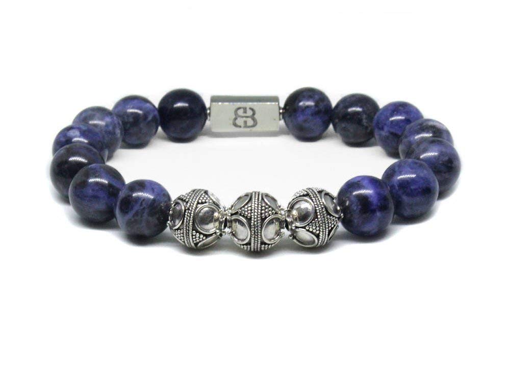 mens sodalite bracelet