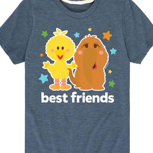 Sesame Street - Best Friends Big Bird Snuffy- Toddler and Youth Short Sleeve Graphic T-Shirt3