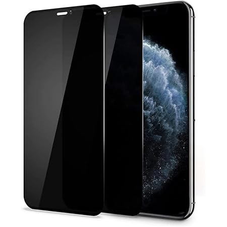 Privacy Screen Protector for iPhone 11/XR,OWRORA 2.5D Edge Full Coverage Anti-Spy 9H Tempered Glass, 6.1’-2 Pack