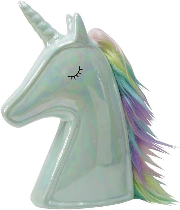 Money Bank CERAMIC UNICORN HEAD 61719 - Brand New and Boxed
