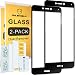 [2-Pack]-Mr.Shield for Huawei P8 Lite (2017)" [Tempered Glass] [Full Cover] [Black] Screen Protector with Lifetime Replacement