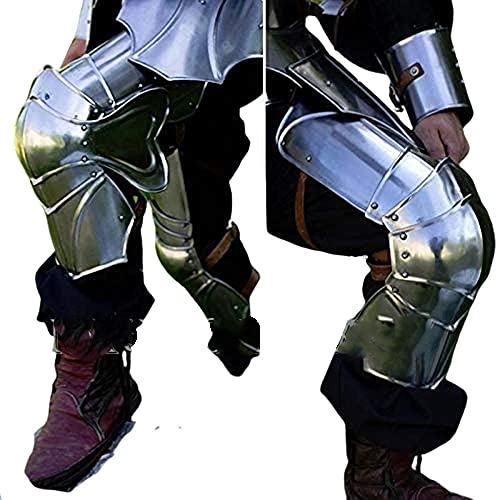 NauticalMart Medieval Gothic Metal Leg Guards/Armour Ideal for Costume or LARP Events