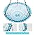 ShiMeiDing 2 Pack Hanging Bird Baths, Hanging Bird Feeders for Outdoors, Bird Water Bowl for Garden Yard Decor(Plastic, Blue Color)