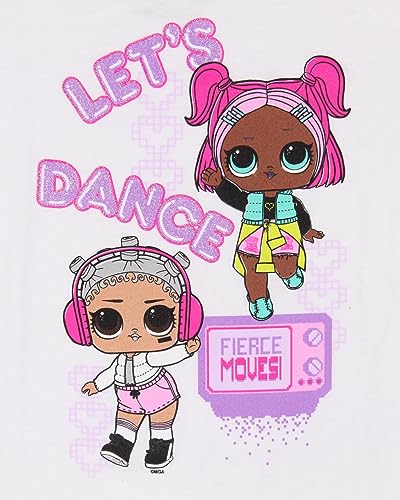 LOL Surprise Girls' Let's Dance Fierce Moves Graphic Print T-Shirt2