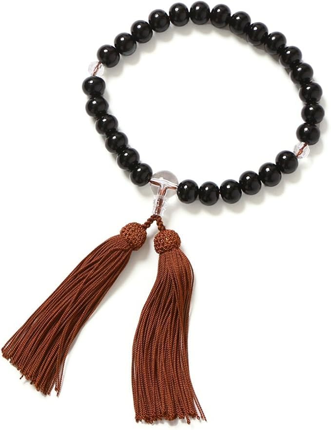 [SAKAZEN] 略式数珠 メンズ 春夏 秋冬 日用品雑貨・文房具・手芸 仏壇・仏具・神具 数珠 紳士 男性 ブラック (ブラック, )