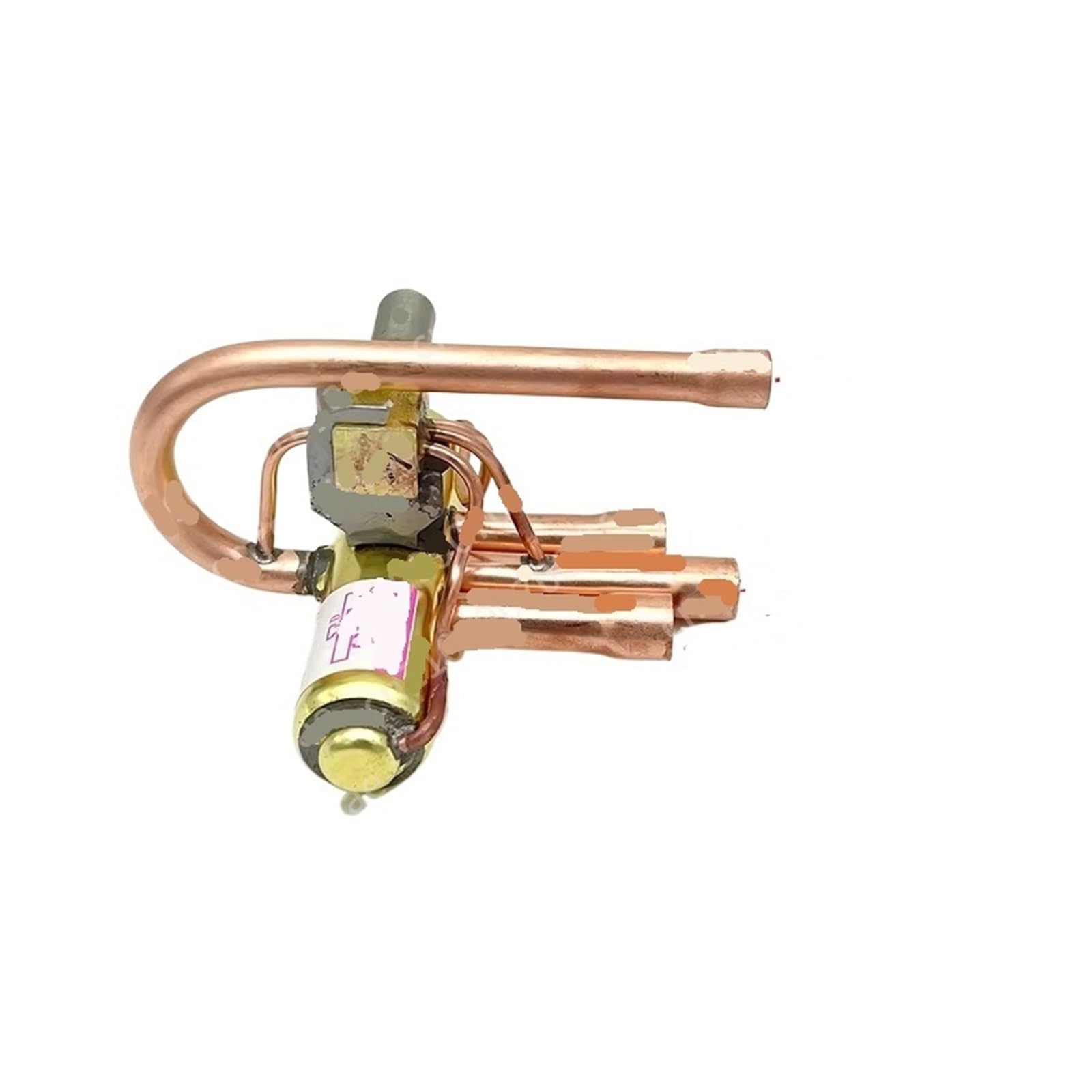 Hizon 1P Four-Way Valve 1-12P Air Conditioner Air Energy Four-Way Valve Accessories，Compatible For Midea，Compatible For Gree， Coils Four-Way Reversing Valve(1P Four-Way Valve)