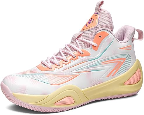 Girls Boys Basketball Shoes High Top Fashion Volleyball Kids Non Slip Comfortable Indoor Outdoor Sneakers
