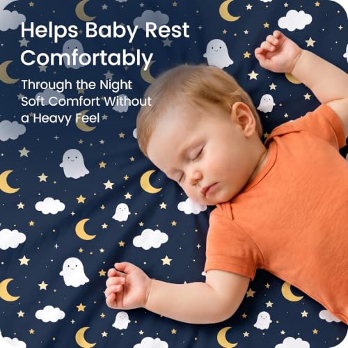 Image of Crib Sheets 28x52x9 Inch, Fitted Baby Mattress Sheets 2 Pack