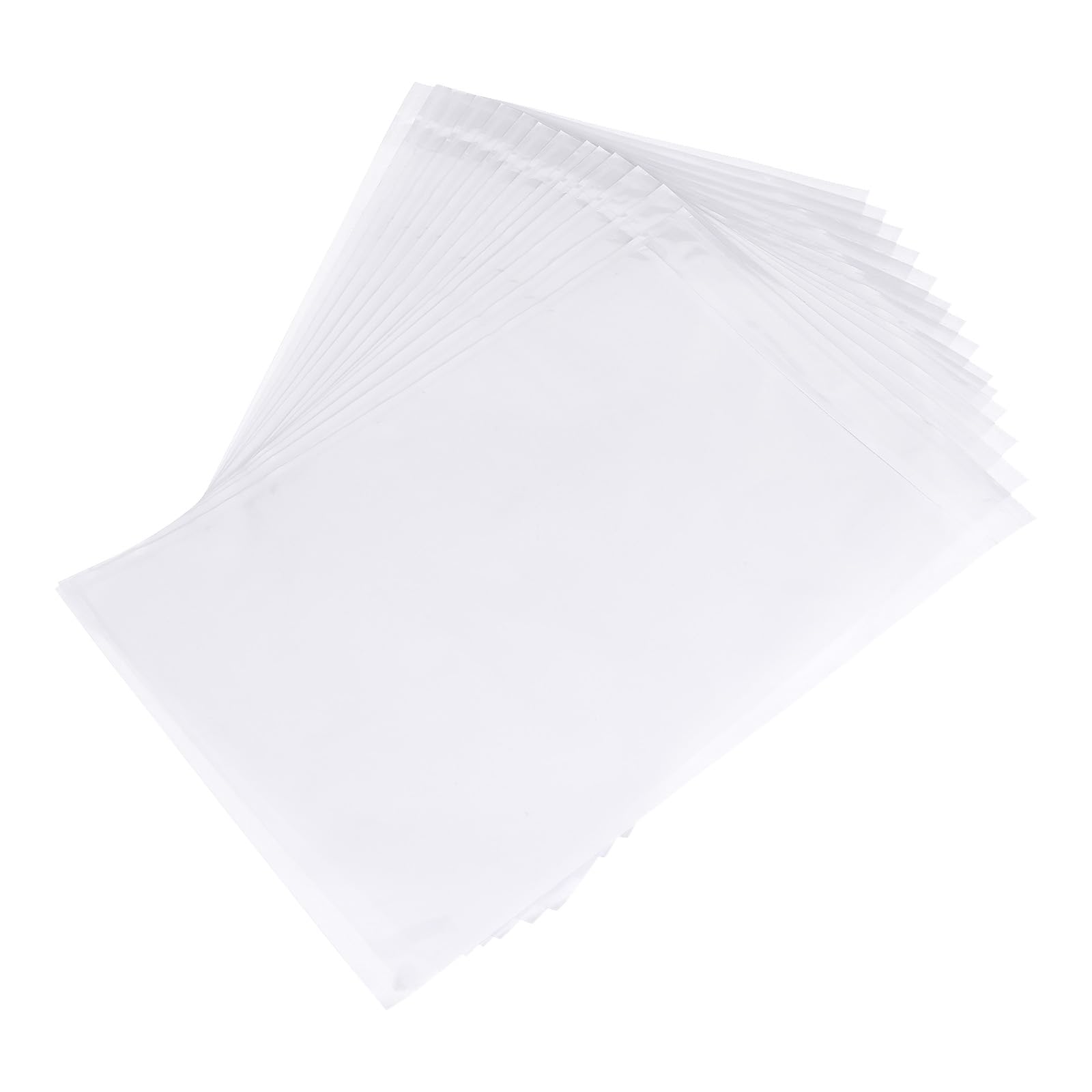 PATIKIL 6.7X10" Enveloppe Transparente Pour Liste de Colisage, Lot de 50 Pochettes en Plastique Auto-Adhésives Imperméables et Transparentes Pour Étiquettes D'Expédition Pour Transport