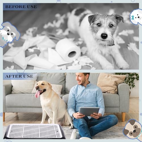 Mifoci 1 Pcs Dog Pee Pad Holder Potty Tray Portable Dog Litter Box Toilet Training for Small Medium Large Pet Puppy Indoor Outdoor - Image 6