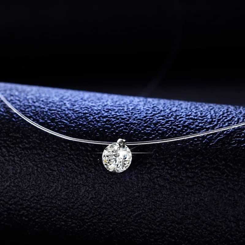 Collier moissanite 1 carat en argent 925 un bijou d'exception - 4