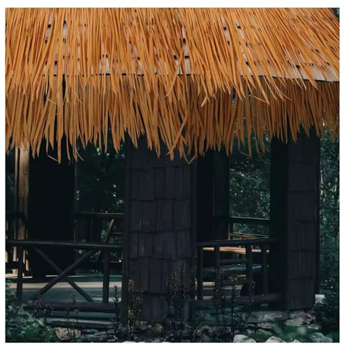 AITAF Artificial Palm Thatch Roll Mexican Palm Runner Roll Thatch