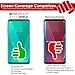 TECHGEAR Screen Protector to fit LG V30 [ghostSHIELD Edition] Genuine Reinforced Flexible TPU Screen Protector Guard Covers with Full Screen Coverage inc Curved Screen