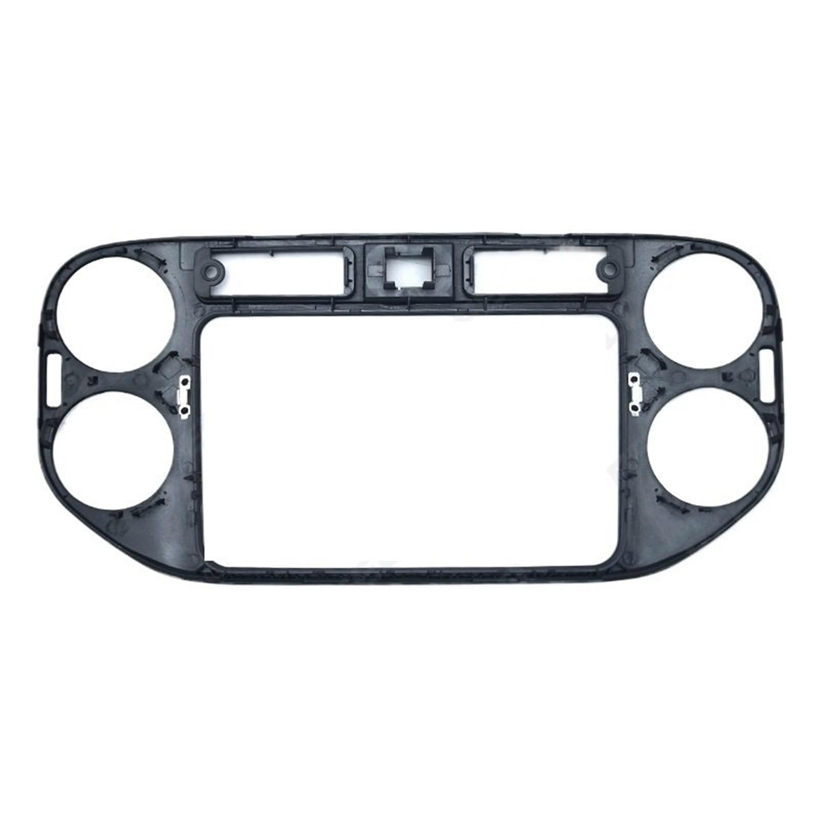 Samochodowe ramki montażowe Pasuje do Volkswagena Tiguana 2013-2019, panelu radia samochodowego, deski rozdzielczej 2Din Rama panelu radia(Matte black)