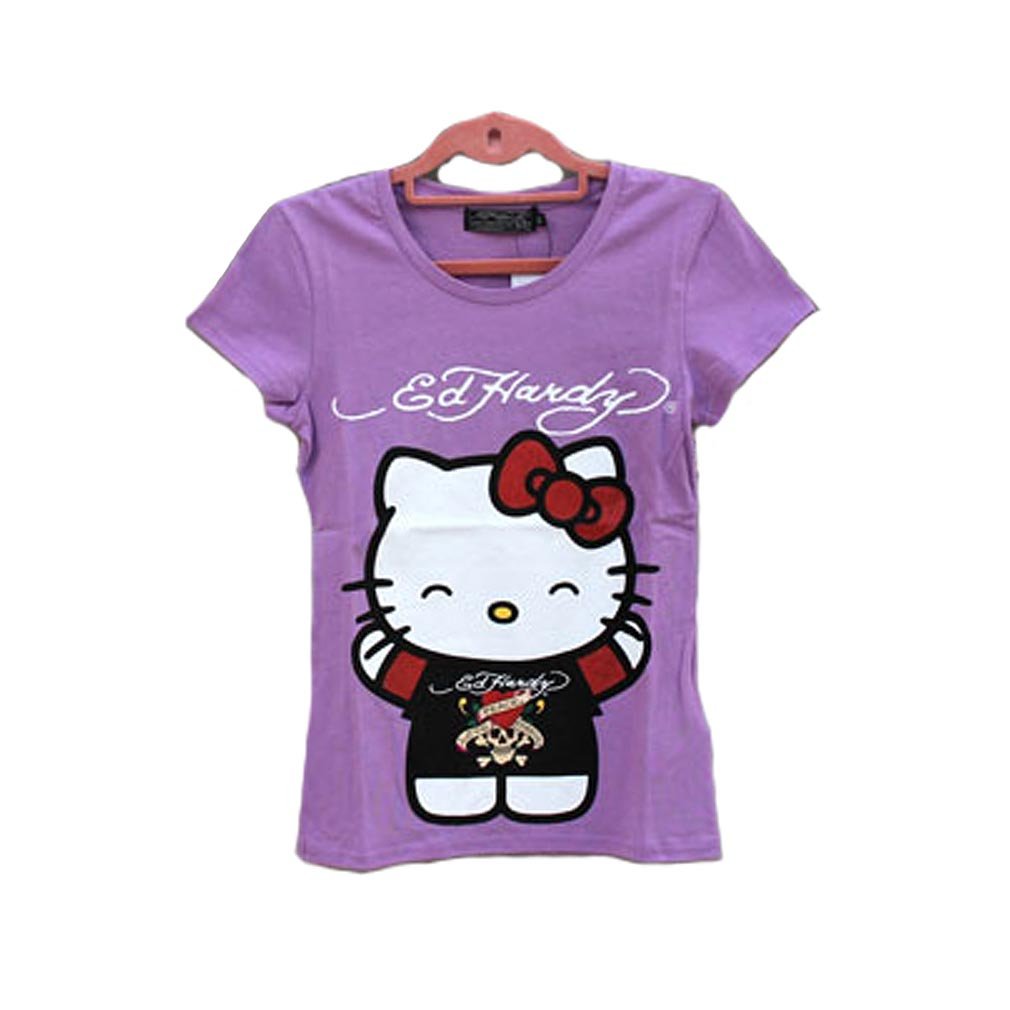 【希少】　ED HARDY KITTY コラボ　Tシャツ　カットソー　半袖 楽天市場】エドハーディー×サンリオ ハローキティー コラボ T
