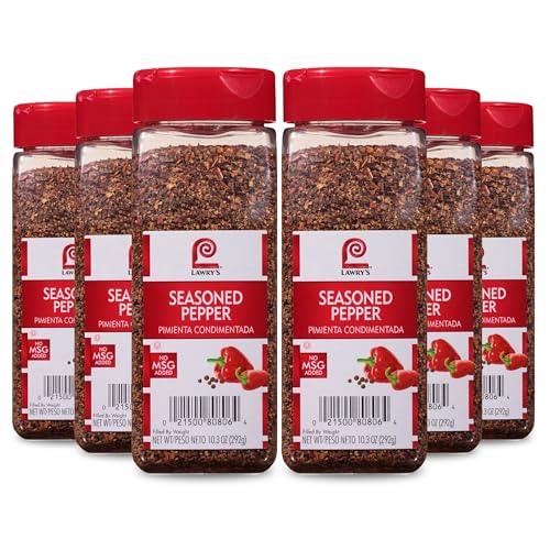 Lawry's Seasoned Pepper, 10.3 oz (Pack of 6)