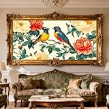 DIAMOND PAINTING ACCESSOIRES : 1 x toile de peinture épaisse, 1 x plateau, 1 x cire de peinture au diamant, 1x stylo de peinture au diamant, petits sacs de rangement pour l'art du diamant, ajout de 30% de diamants