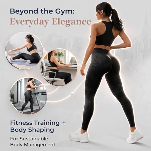 2026 NEW 3D Cellulite Leggings Breathable Multiple Colors/Styles High Waist 3D Anti Cellulite Leggings for Women (Black,XX-Large) — view 4
