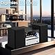 Retro HiFi Musikanlage | Stereoanlage | Kompaktanlage | USB | Line Out | CD/MP3 | FM Radio | 30 Speicherplätze | LED-Display | Mini HiFi Anlage | Stereoanlage mit Boxen |