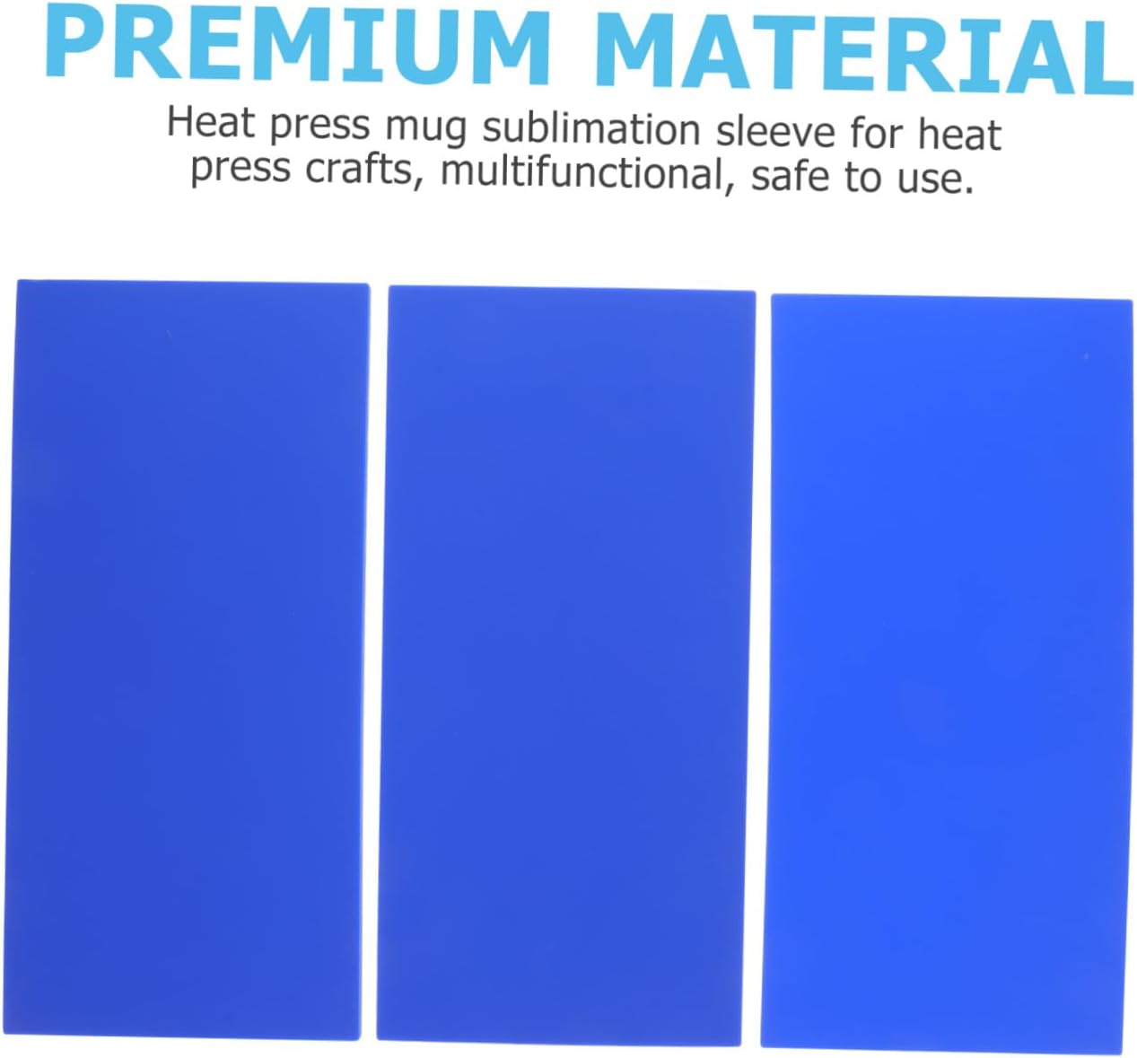 3Pcs Mug Press Sublimation Sleeves Durable Mat for Sublimation Cup Blanks High Temperature Resistance for Mug and Tumbler Printing
