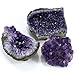 Nvzi Amethyst Crystal Rock, Real Amethyst Stone, Natural Purple Crystals and Healing Stones, Amathesis Crystal Cluster Geode, Amatista Piedra Natural, Cuarzos Originales De Energia Y Piedras(1.1LB)