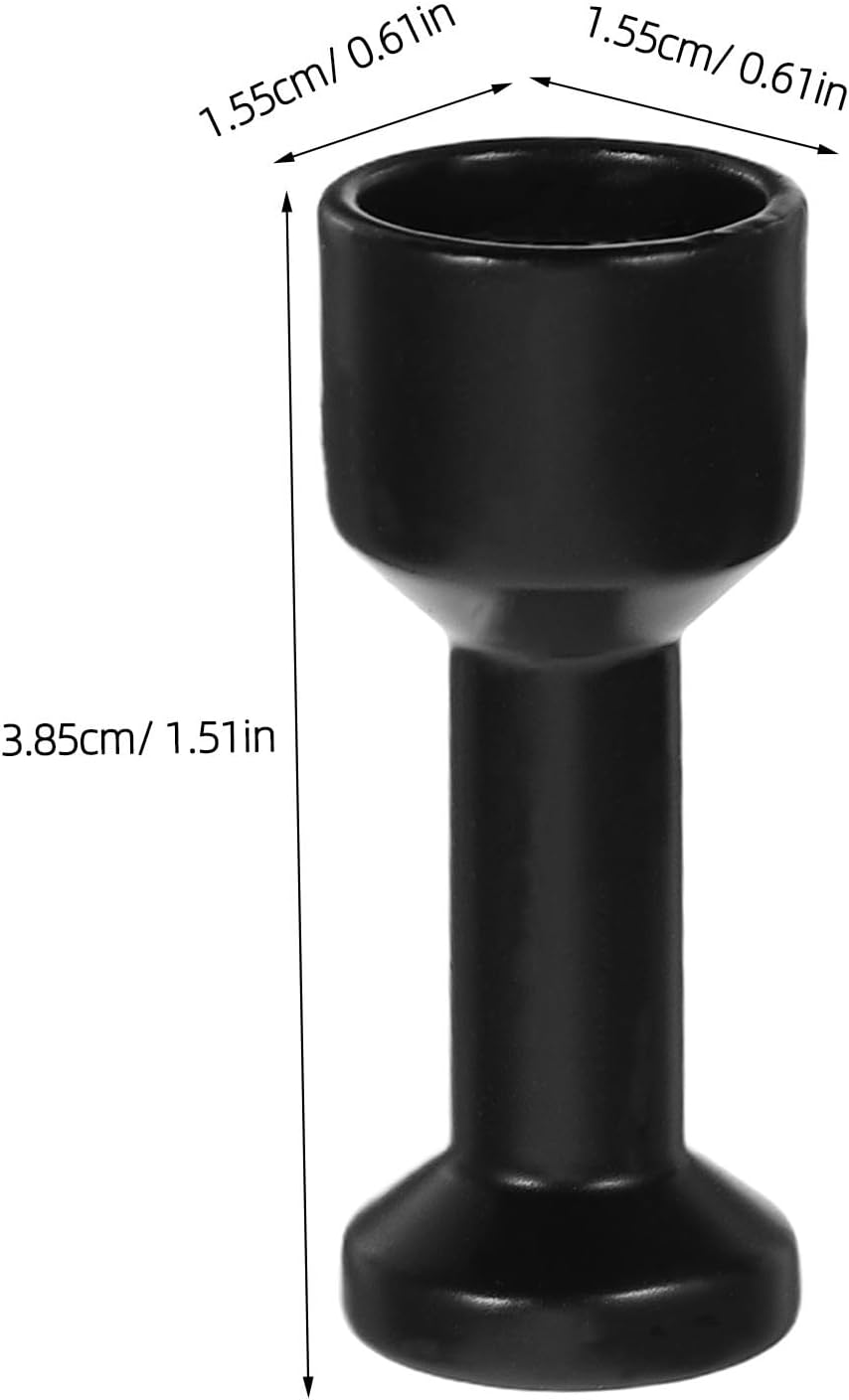 Black Metal Round Pegboard Hook Preembedded Wall Mount Storage Hanger 4pcs with Screws and Nuts with Smooth Rounded Edges, for Kitchen and Craft Room Organization