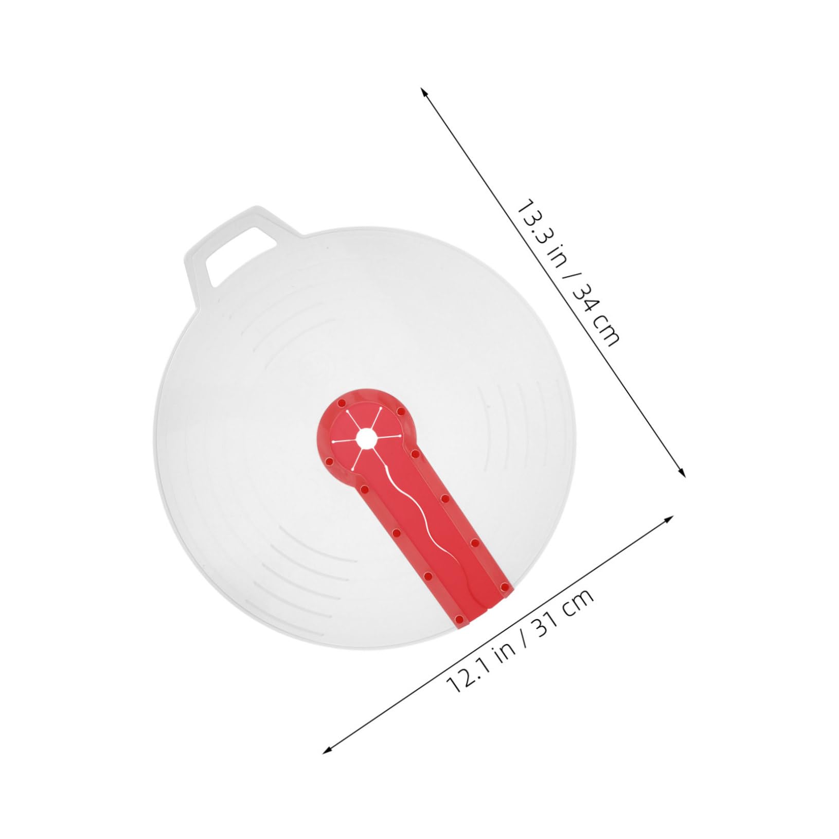 4 Pezzi Coperchio Antispruzzo per Ciotola da Montare Uova e Panna Rosso Protezione Leggera e Facile da Installare per Mixer Manuale e Ciotole Standard