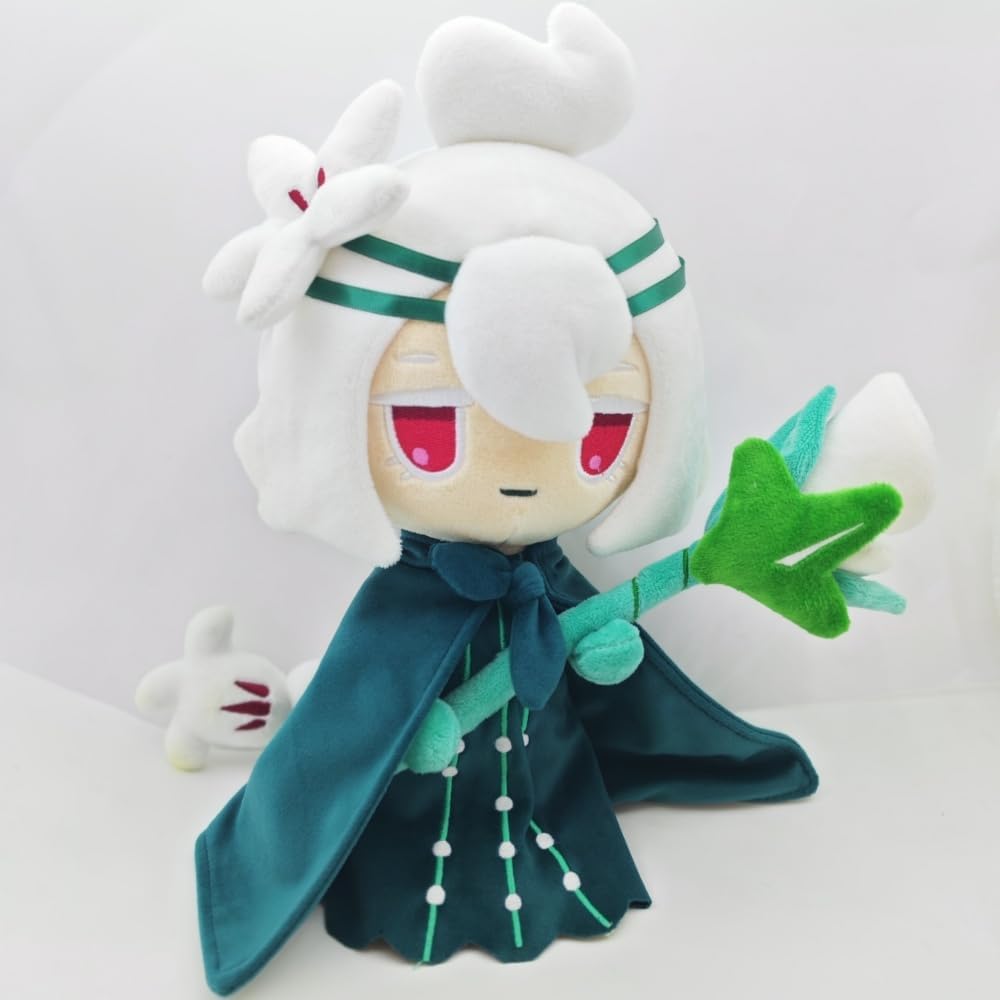 White Lily Cookie Kingdom Cute Plush Pillow for Kids Adults Fans