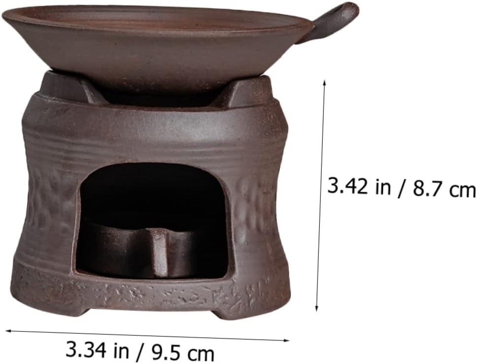 Teapot Tea Stove Holder Clay Teapot Warmer Tea Pot Sets Elegant Ceramic Candle Stand