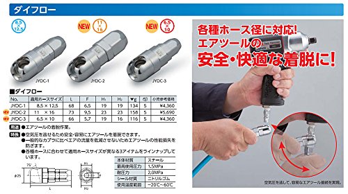 Kyoto Machine Tools (KTC) Die Flow JYDC-3 JYDC-3 for 0.26 inch (6.5 mm)