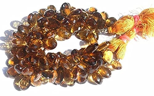 Quartz bière LKBEADS briolettes poire facettées en pierres naturelles de qualité