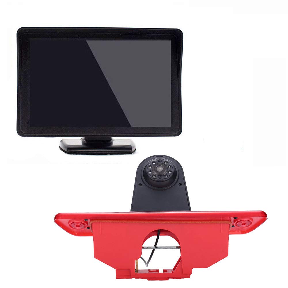Sistema Telecamera Posteriore Per Furgoni – Monitor LCD 4.3'' + Telecamera Con Visione Notturna IR, Compatibile Con Peugeot Expert / Fiat Scudo / Citroen Jumper 2007-2016 - 3