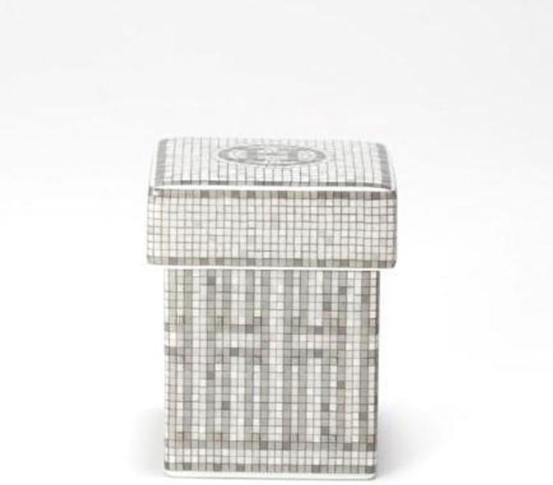 モザイク24シルバー スモールボックス シュガーボックス エルメス